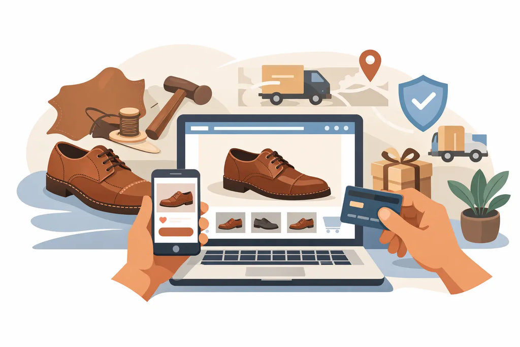 Como comprar handcrafted leather shoes online