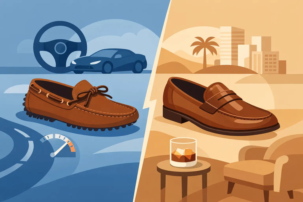Driving shoes vs loafers: qual escolher?