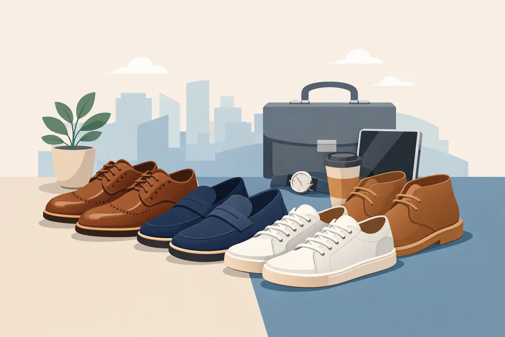 Guia de smart casual footwear
