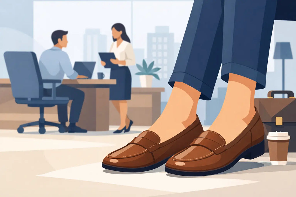 Mocassins servem para trabalhar?