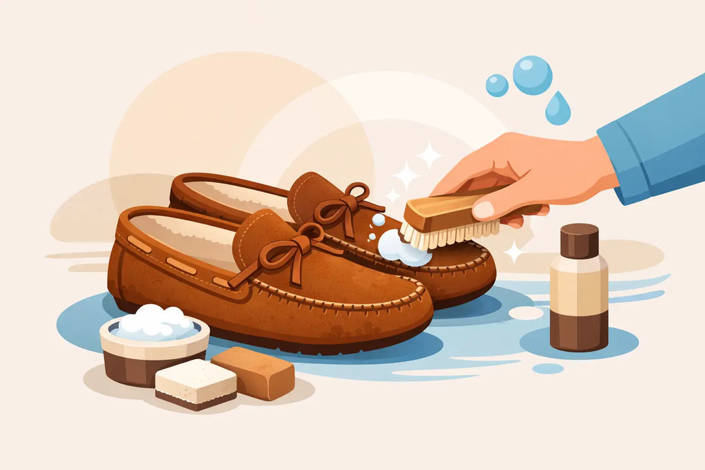How to Clean Suede Moccasins Properly