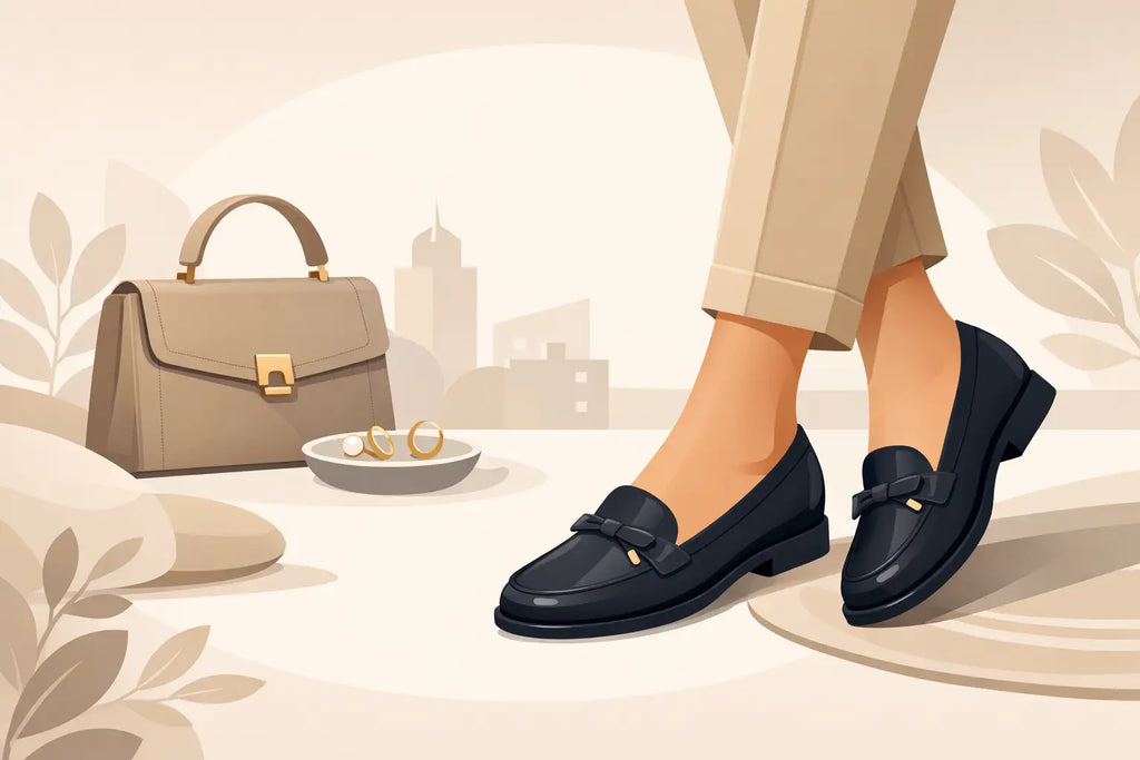 Como usar mocassins femininos clássicos